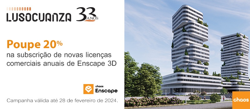 Campanha Luso Cuanza – Poupe 20% na subscrição de novas licenças de Enscape 3D