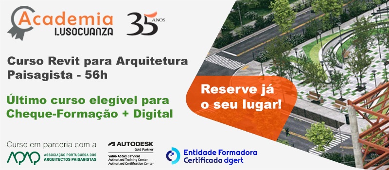 Nova edição do curso de Revit para Arquitetura Paisagista