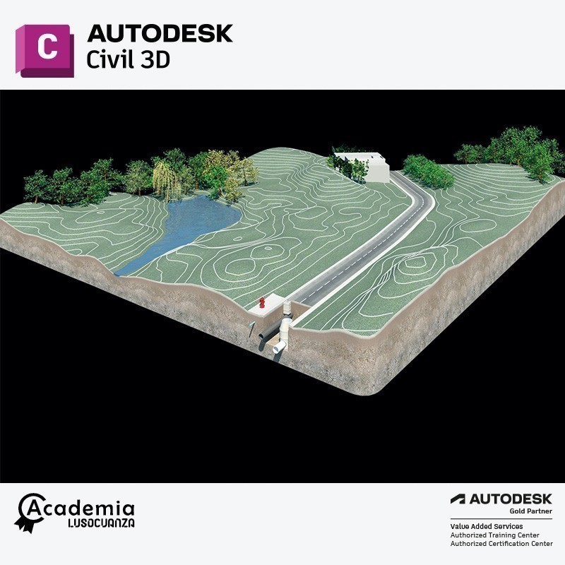Com o Autodesk Civil 3D, os profissionais de projeto de infraestruturas podem compreender melhor o desempenho dos seus trabalhos, mantendo dados e processos mais consistentes e com melhor capacidade de resposta às necessidades de alteração. O Civil 3D suporta processos (BIM - Building Information Modeling), ajuda a criar modelos digitais topográficos para estudos do terreno, planear e implementar alterações nas mais diversas áreas: estradas, rodovias, urbanização, ferrovias, aeroportos e água.