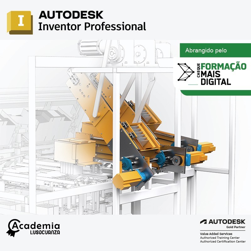 O Autodesk Inventor oferece um conjunto abrangente e flexível de ferramentas para projetos de design industrial e de equipamento mecânico, envolvendo a modelação 3D, simulação, análise e comunicação de soluções, que o ajudam a otimizar o seu fluxo de trabalho nestas áreas profissionais, conseguindo-se conceber e construir melhores produtos em menos tempo.