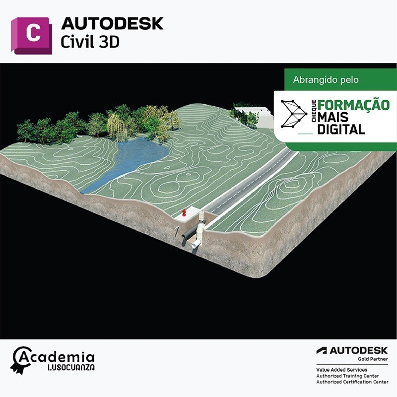 Com o Autodesk Civil 3D, os profissionais de projeto de infraestruturas podem compreender melhor o desempenho dos seus trabalhos, mantendo dados e processos mais consistentes e com melhor capacidade de resposta às necessidades de alteração. O Civil 3D suporta processos (BIM - Building Information Modeling), ajuda a criar modelos digitais topográficos para estudos do terreno, planear e implementar alterações nas mais diversas áreas: estradas, rodovias, urbanização, ferrovias, aeroportos e água.