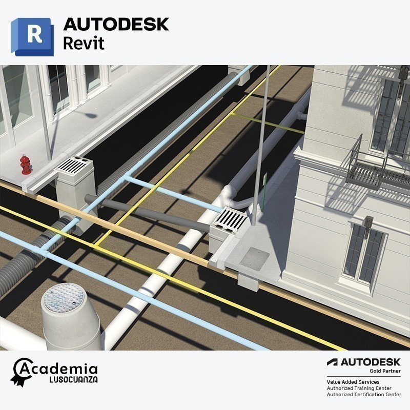 Curso Revit MEP - Sistemas Hidráulicos e de Esgotos (45,5 horas)