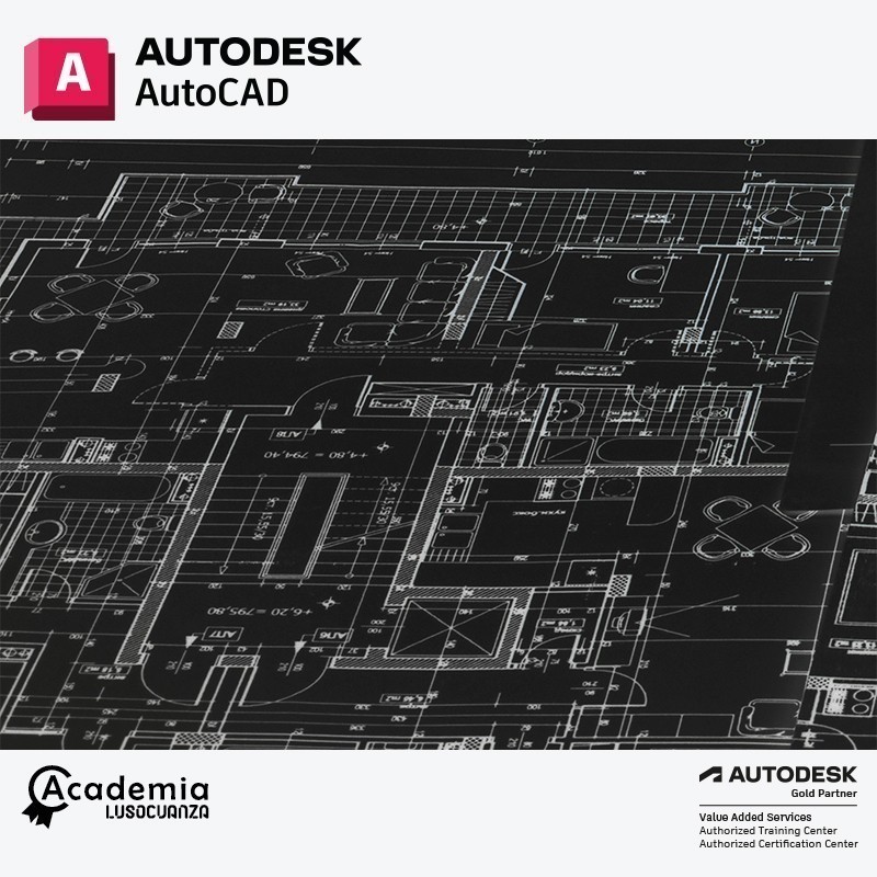 O AutoCAD é o programa de CAD mais utilizado em Portugal e no resto do mundo. Extremamente preciso e rigoroso, este programa permite explorar, sob a forma 2D ou 3D, todas as suas ideias, quer se trate de visualizar modelos conceptuais ou de gerar desenhos de construção.