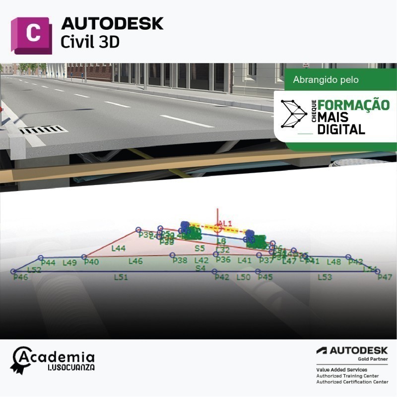 Com o Subassembly Composer pode-se aprofundar conhecimentos, criar secções tipo personalizadas para estradas e ferrovias. Este curso aborda a interface e ferramentas do Subassembly Composer, criação e edição de subassemblies básicas e avançadas.