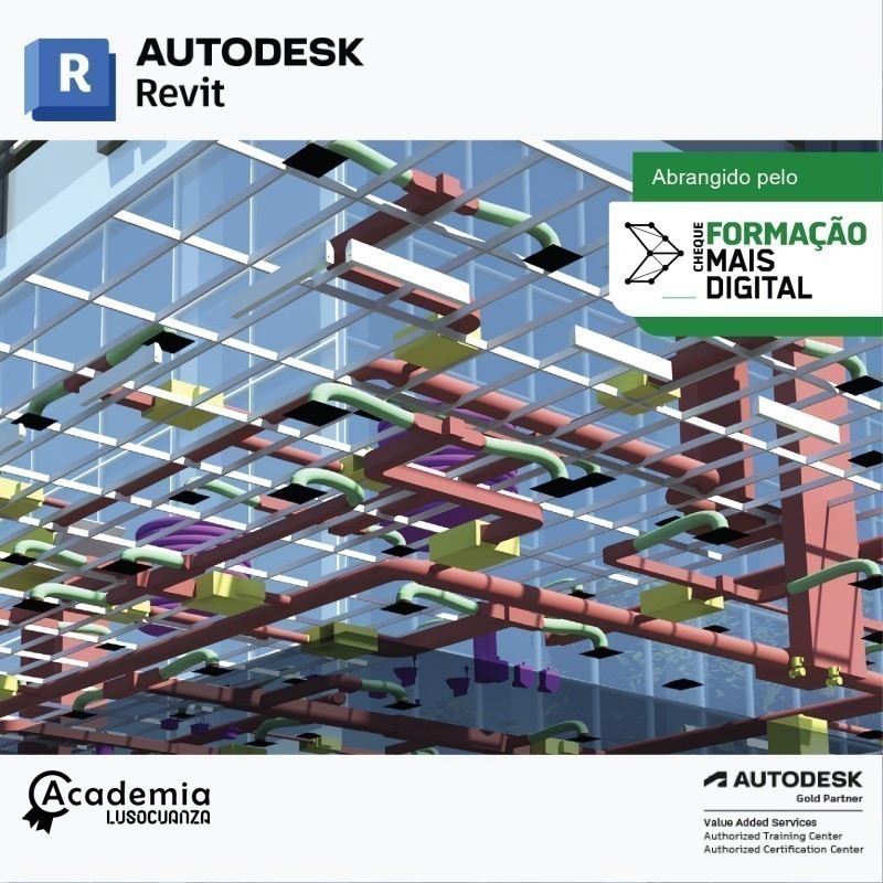 O Autodesk Revit é o programa charneira no que respeita à execução de projetos nas áreas de Arquitetura, Estruturas, AVAC, Eletricidade, Segurança, Águas e Esgotos. Este curso tem o objetivo de capacitar o desenvolvimento de competências e compreensão dos conceitos fundamentais na análise e projeto de sistemas AVAC com o Revit.