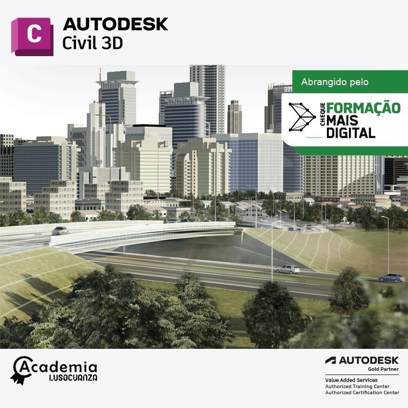 Com o Civil 3D pode dominar as ferramentas de otimização de terraplanagem e criar projetos eficientes, modelando plataformas, taludes, valas e aterros complexos. Permite ainda a análise de diferentes cenários e gerar soluções otimizadas para corte e aterro, além de criar layouts e relatórios detalhados.